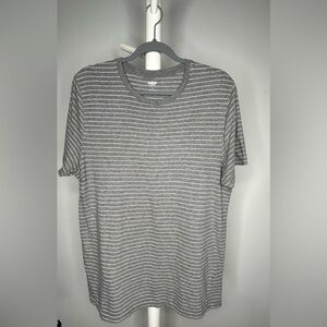 Old Navy Mens Medium Grey & White Stripes